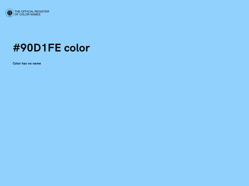 #90D1FE color image