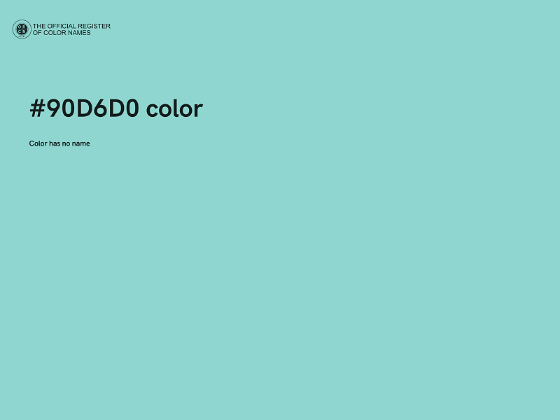 #90D6D0 color image