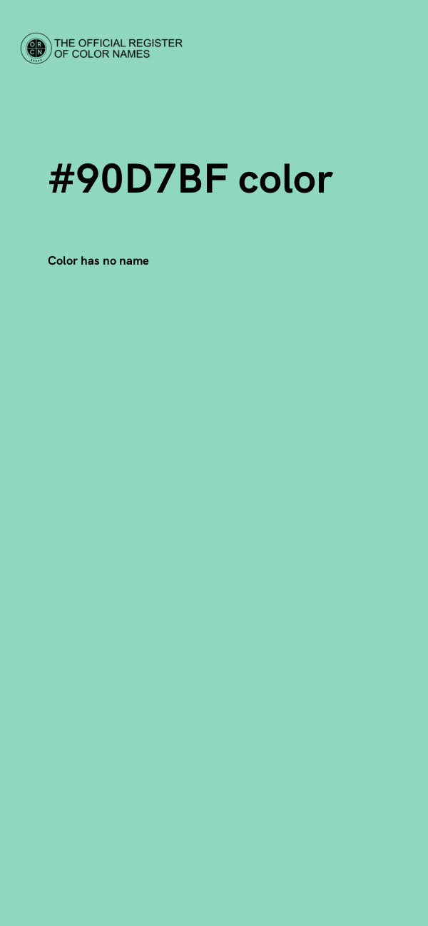 #90D7BF color image