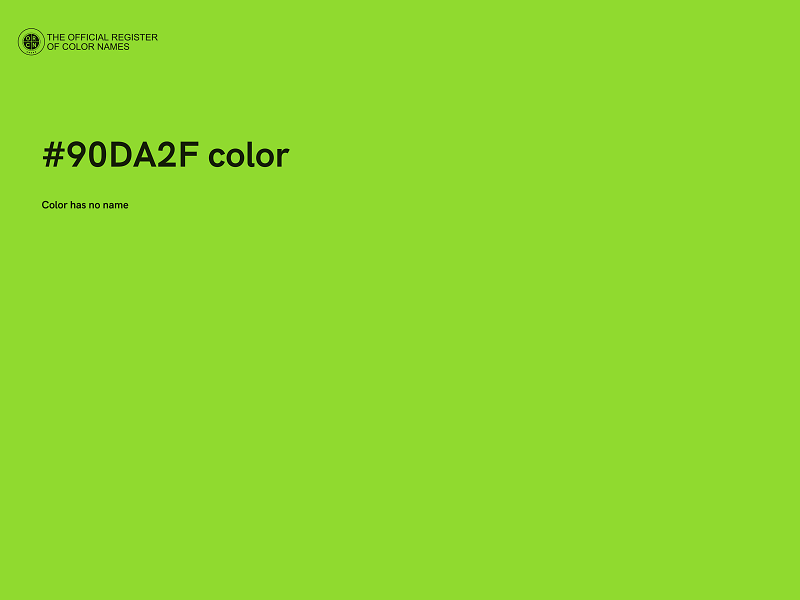 #90DA2F color image