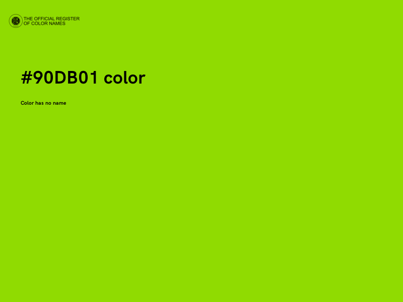 #90DB01 color image