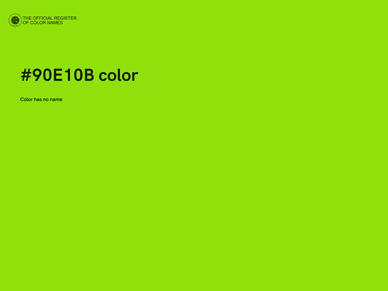 #90E10B color image