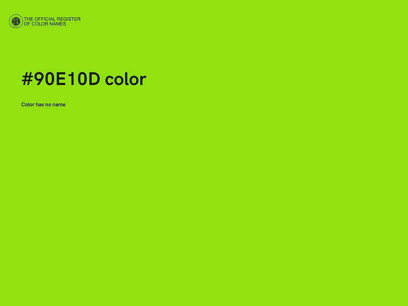 #90E10D color image