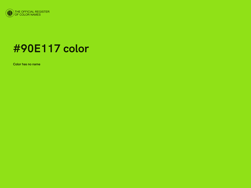 #90E117 color image