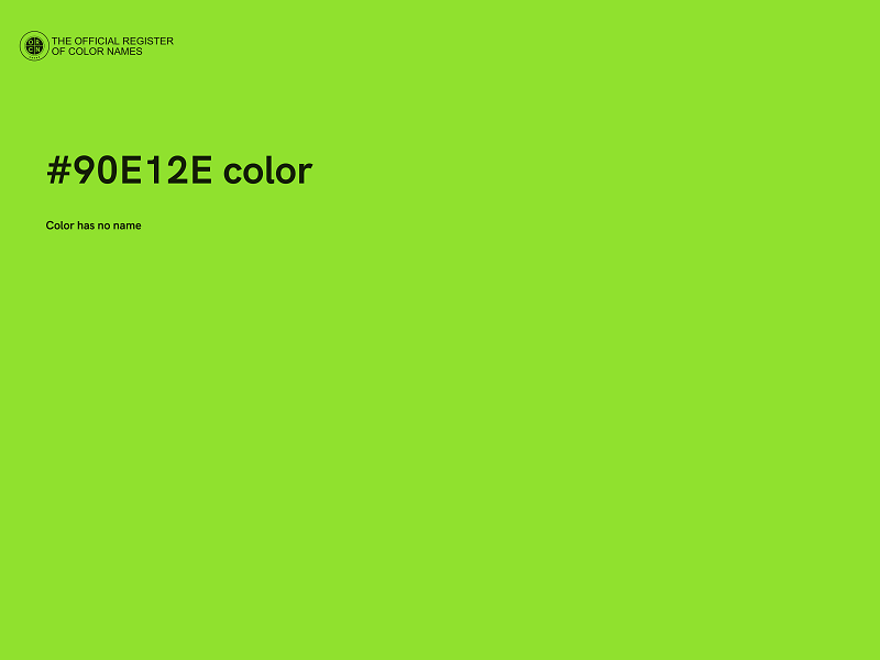 #90E12E color image