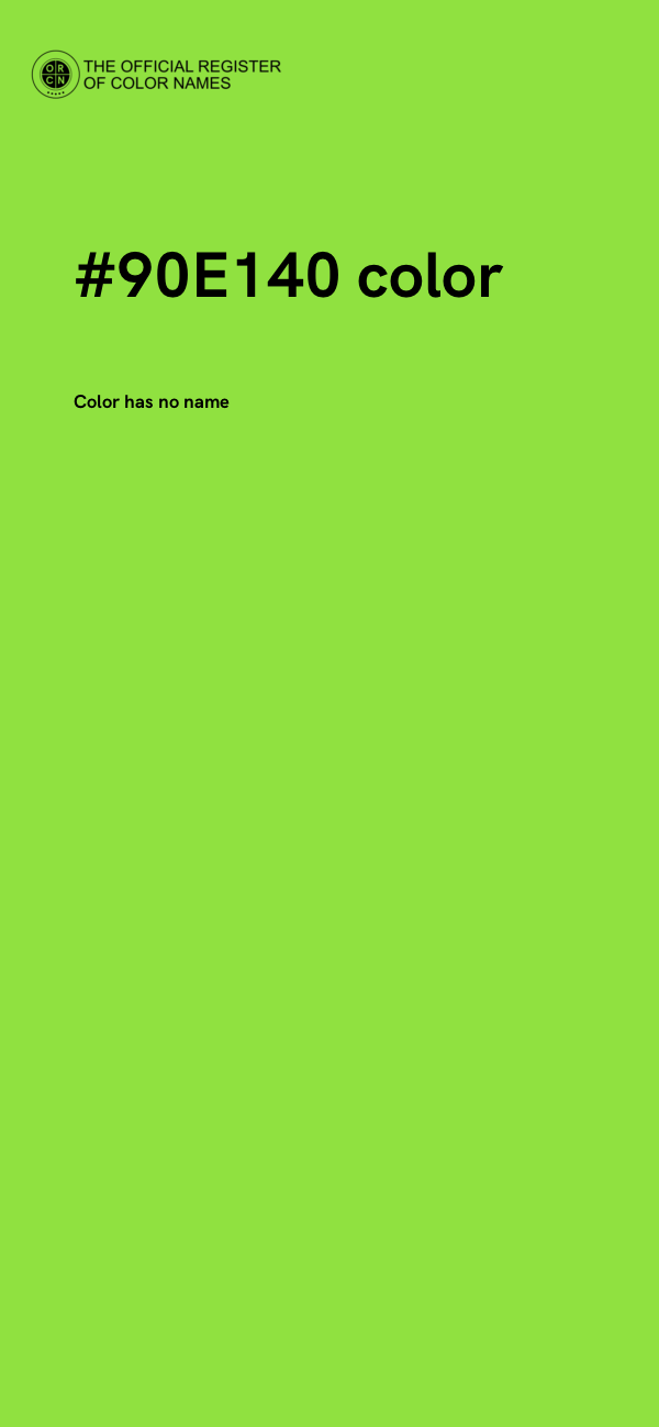 #90E140 color image