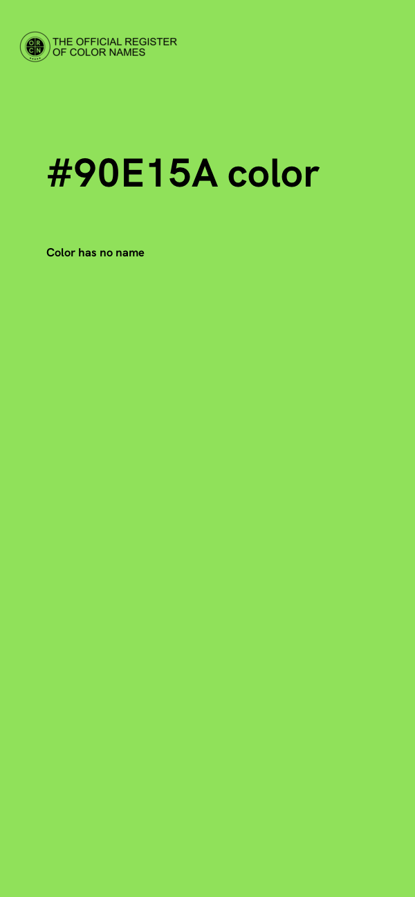 #90E15A color image