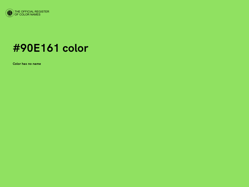#90E161 color image