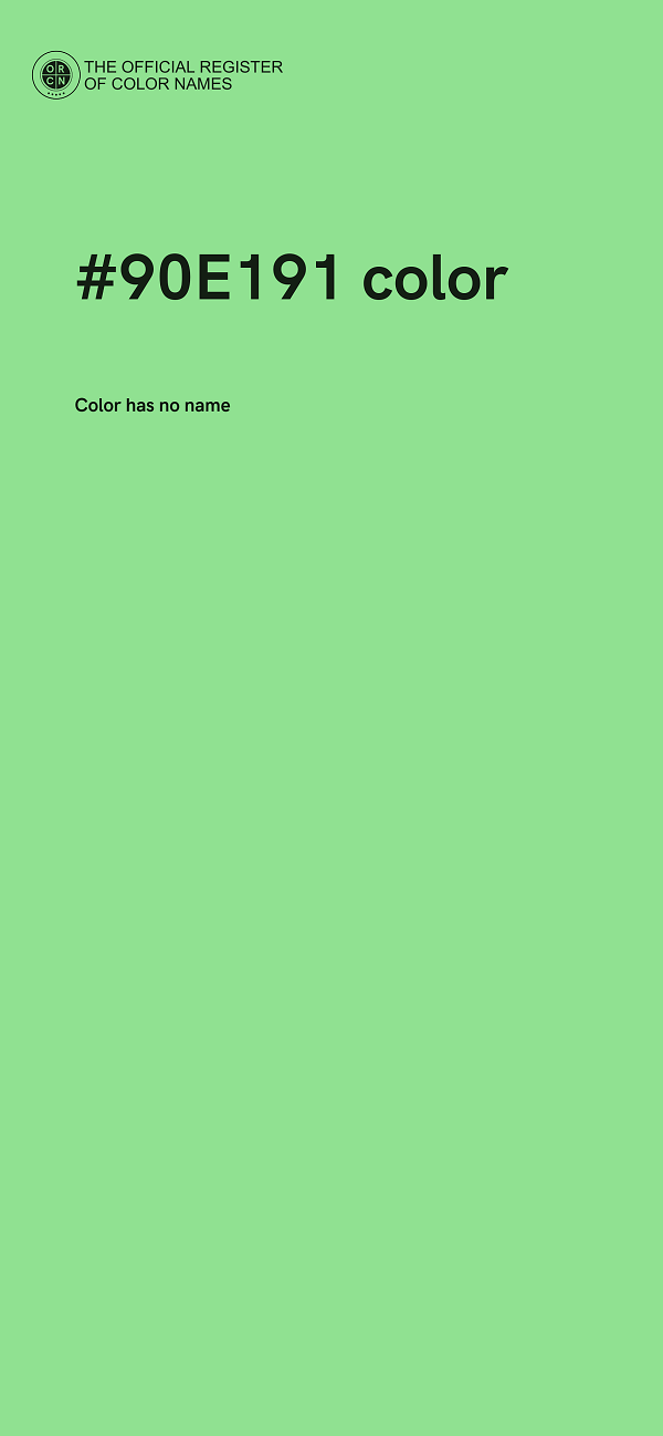 #90E191 color image