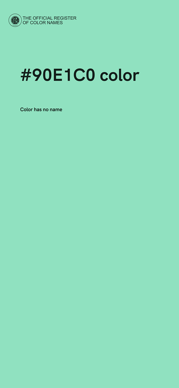 #90E1C0 color image