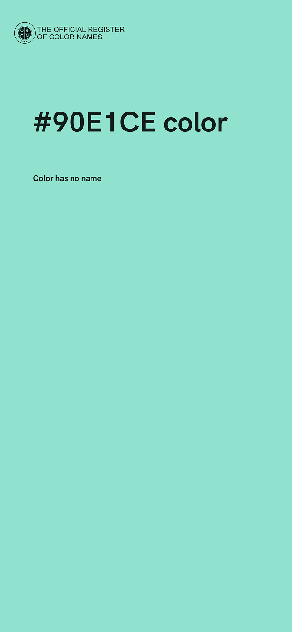 #90E1CE color image