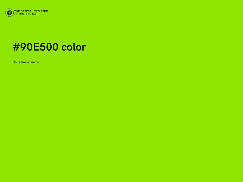 #90E500 color image