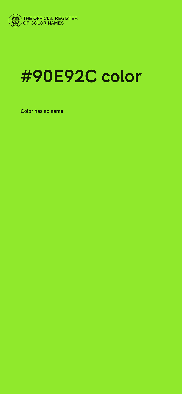 #90E92C color image
