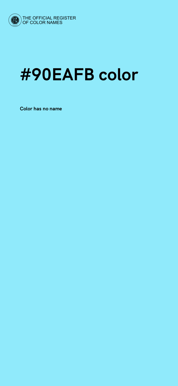 #90EAFB color image