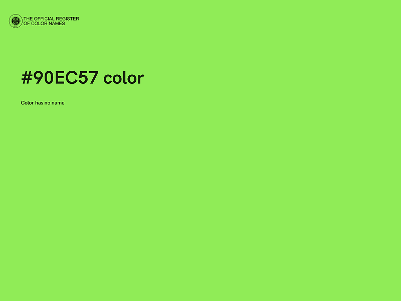 #90EC57 color image