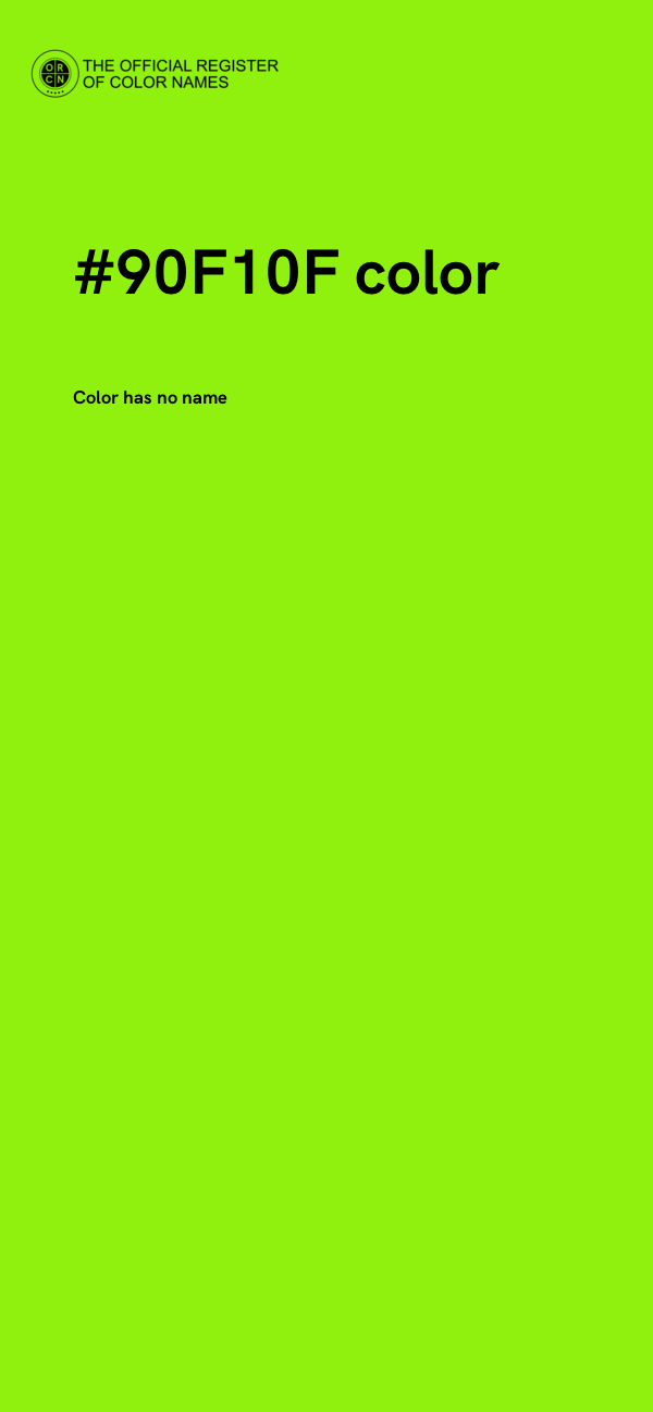 #90F10F color image