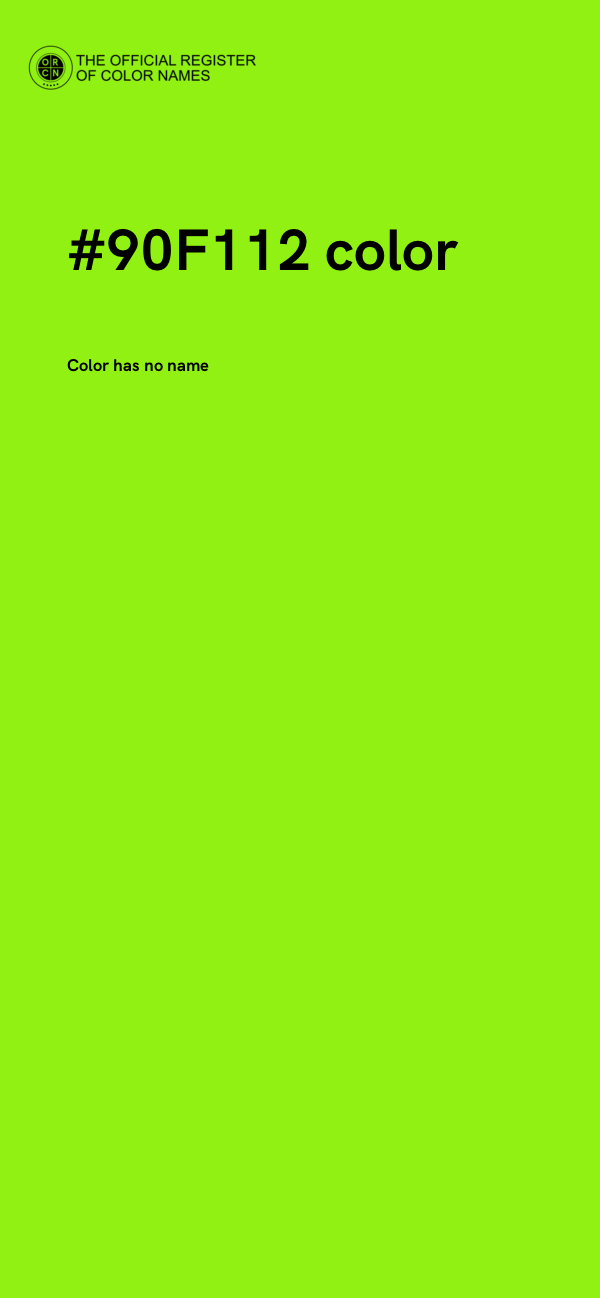 #90F112 color image