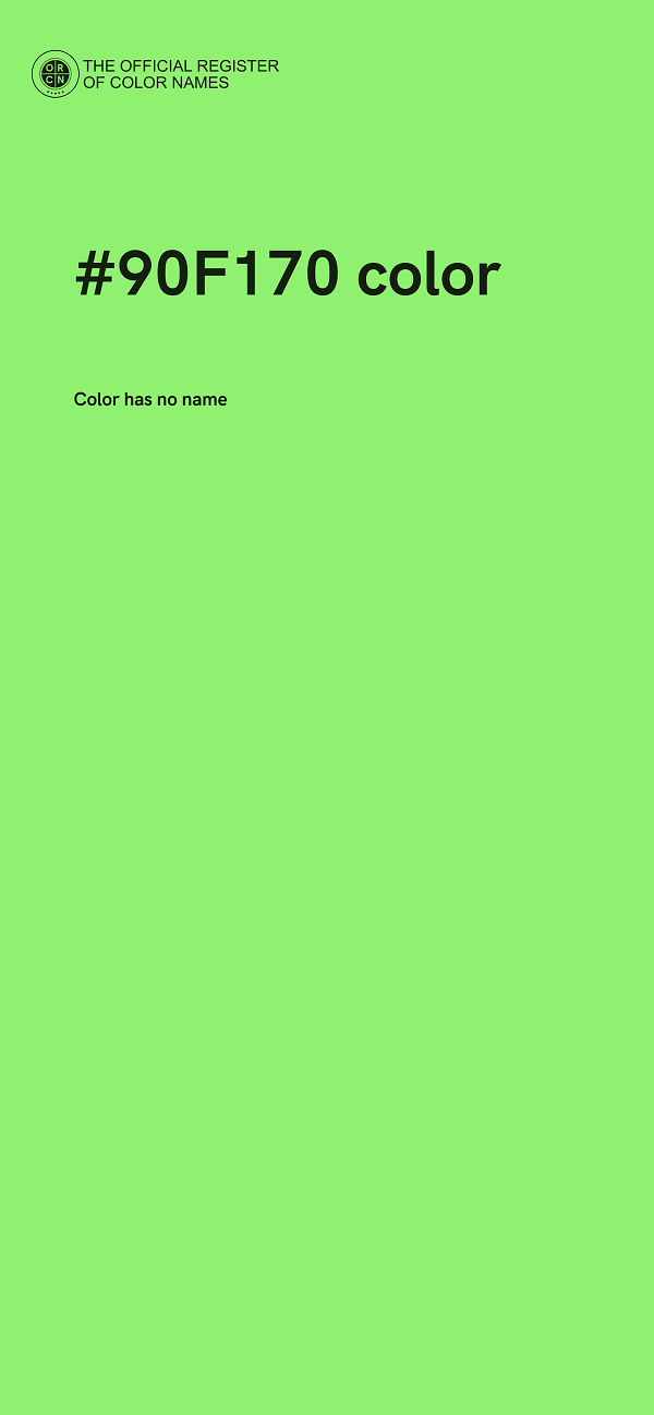 #90F170 color image