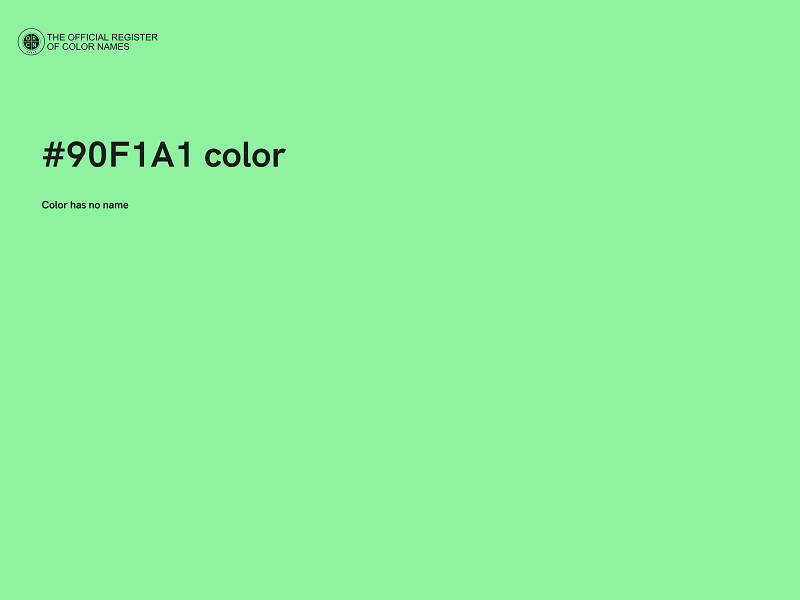 #90F1A1 color image