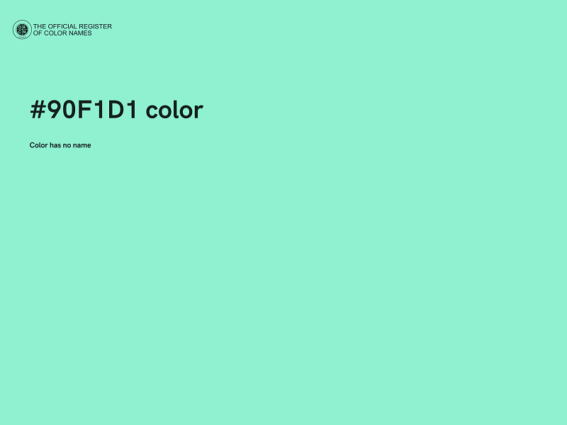 #90F1D1 color image