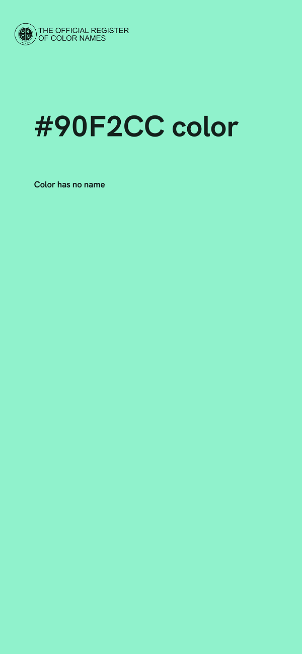 #90F2CC color image