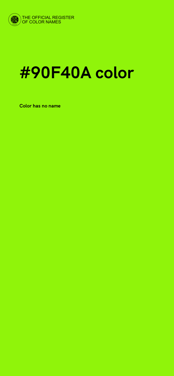 #90F40A color image