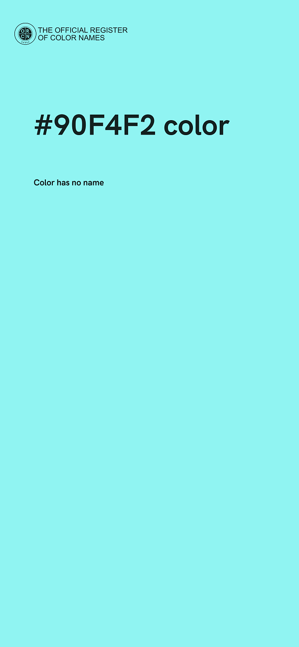 #90F4F2 color image
