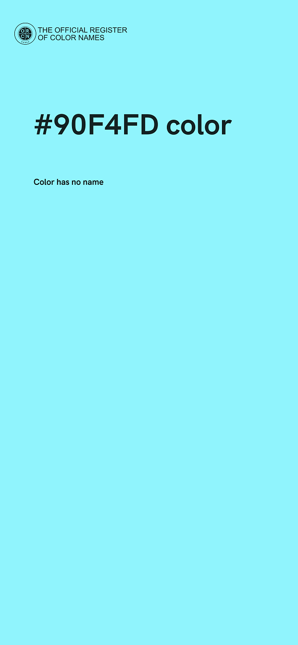 #90F4FD color image
