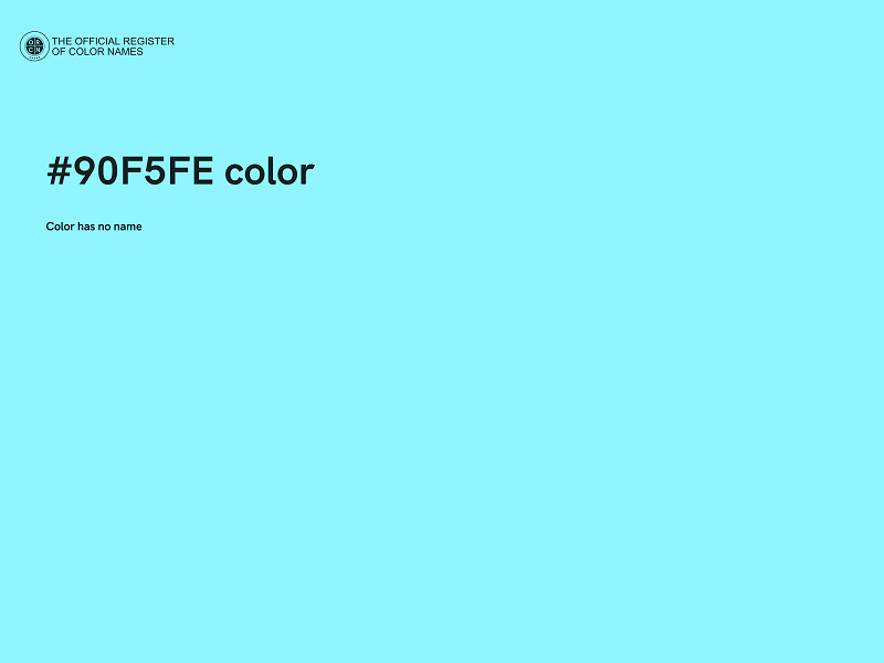 #90F5FE color image