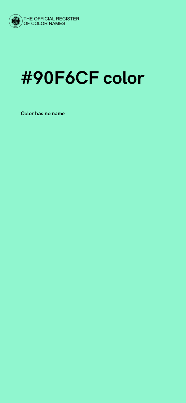 #90F6CF color image