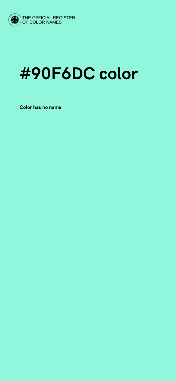 #90F6DC color image