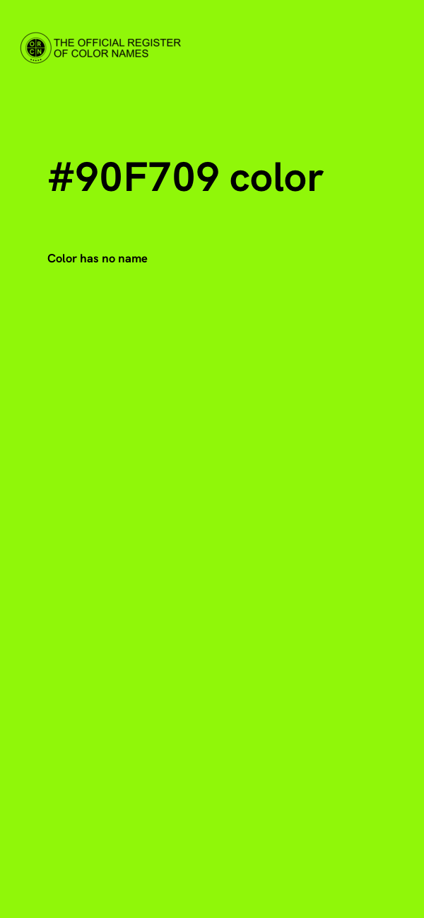 #90F709 color image