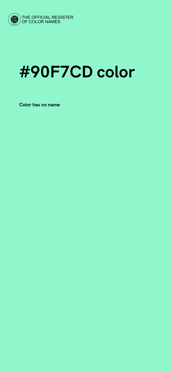 #90F7CD color image