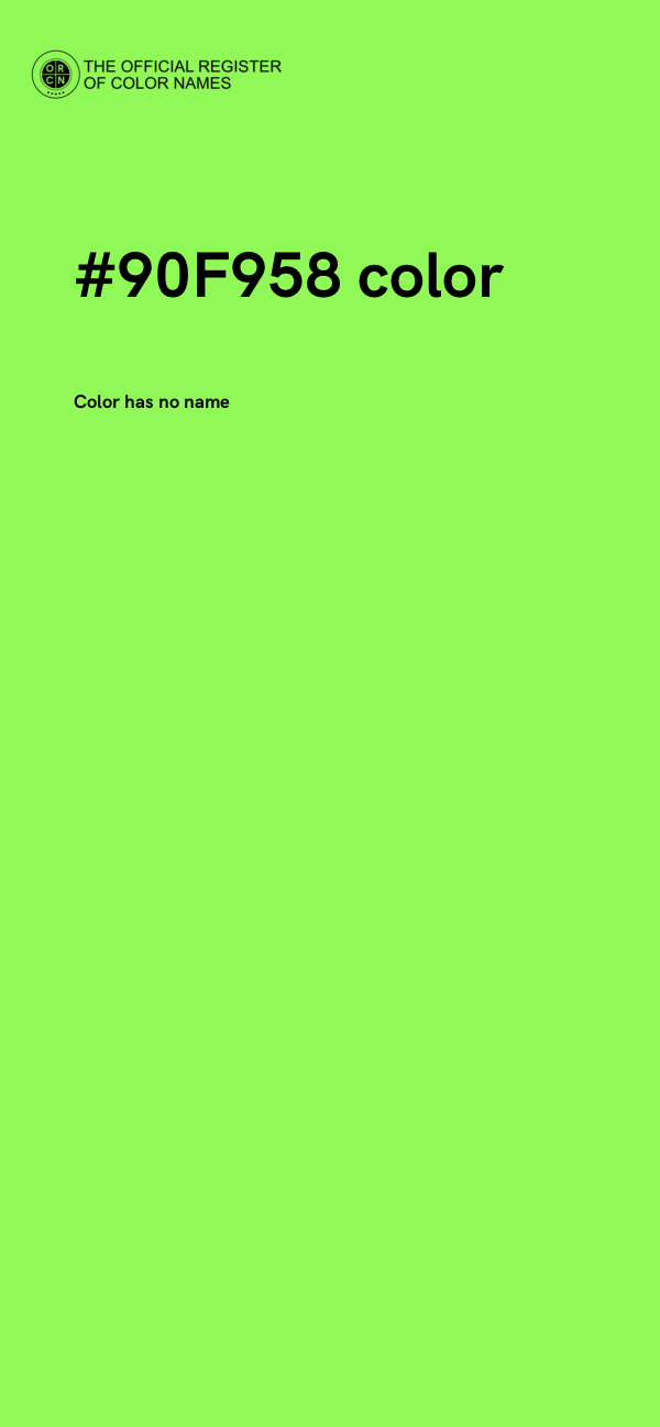 #90F958 color image