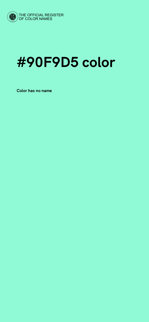 #90F9D5 color image