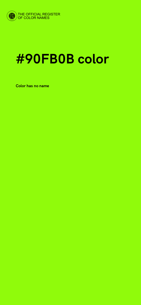 #90FB0B color image