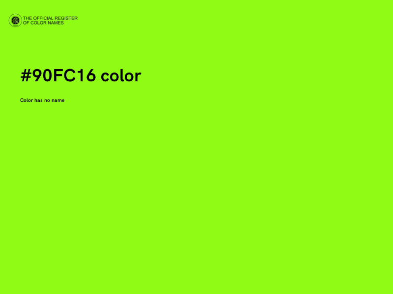 #90FC16 color image