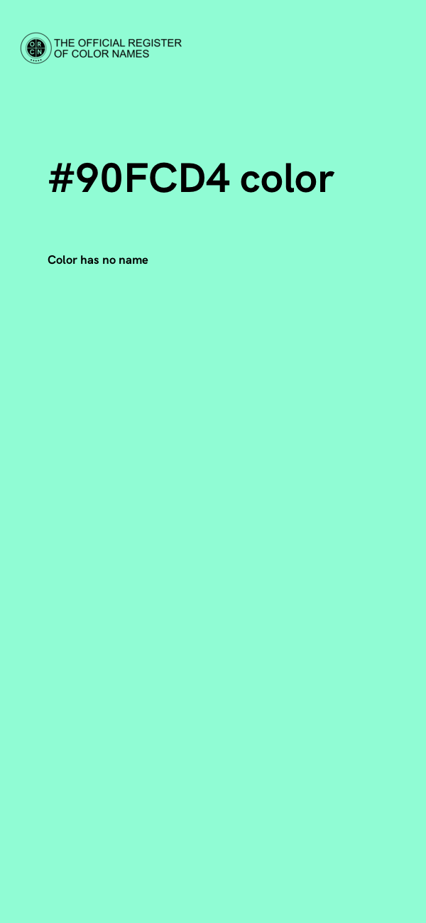 #90FCD4 color image