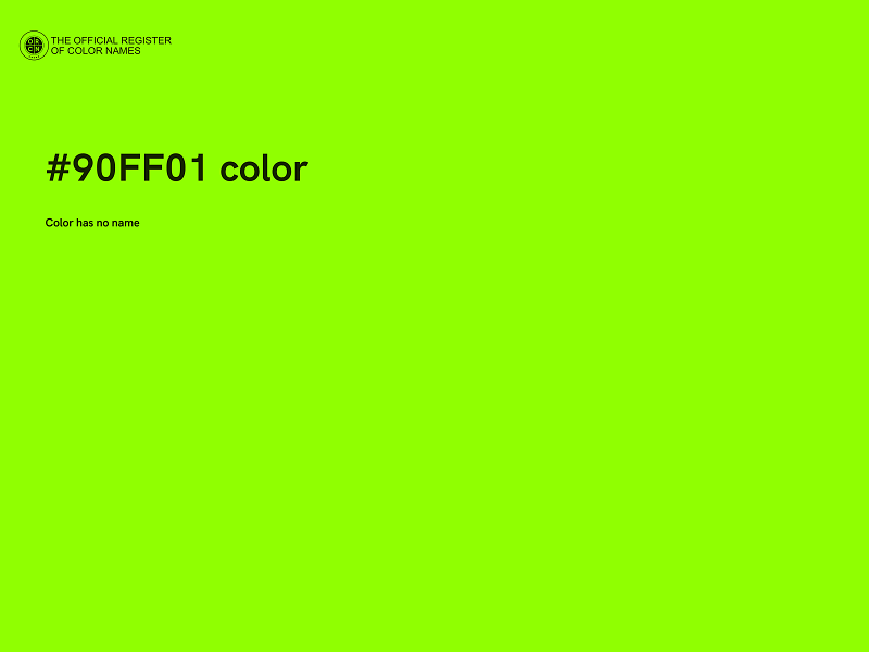 #90FF01 color image