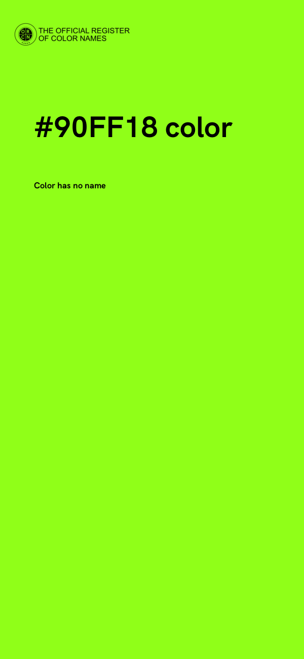 #90FF18 color image