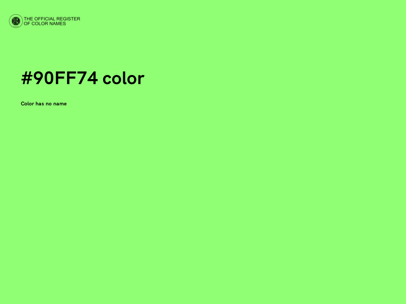 #90FF74 color image