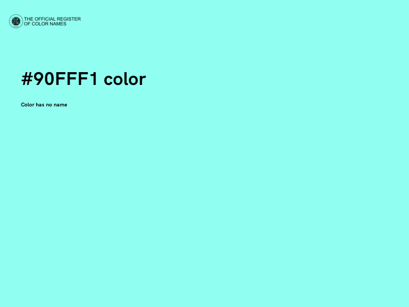 #90FFF1 color image