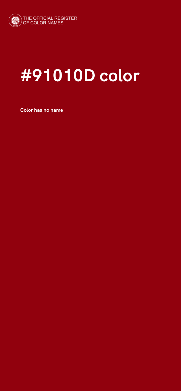 #91010D color image