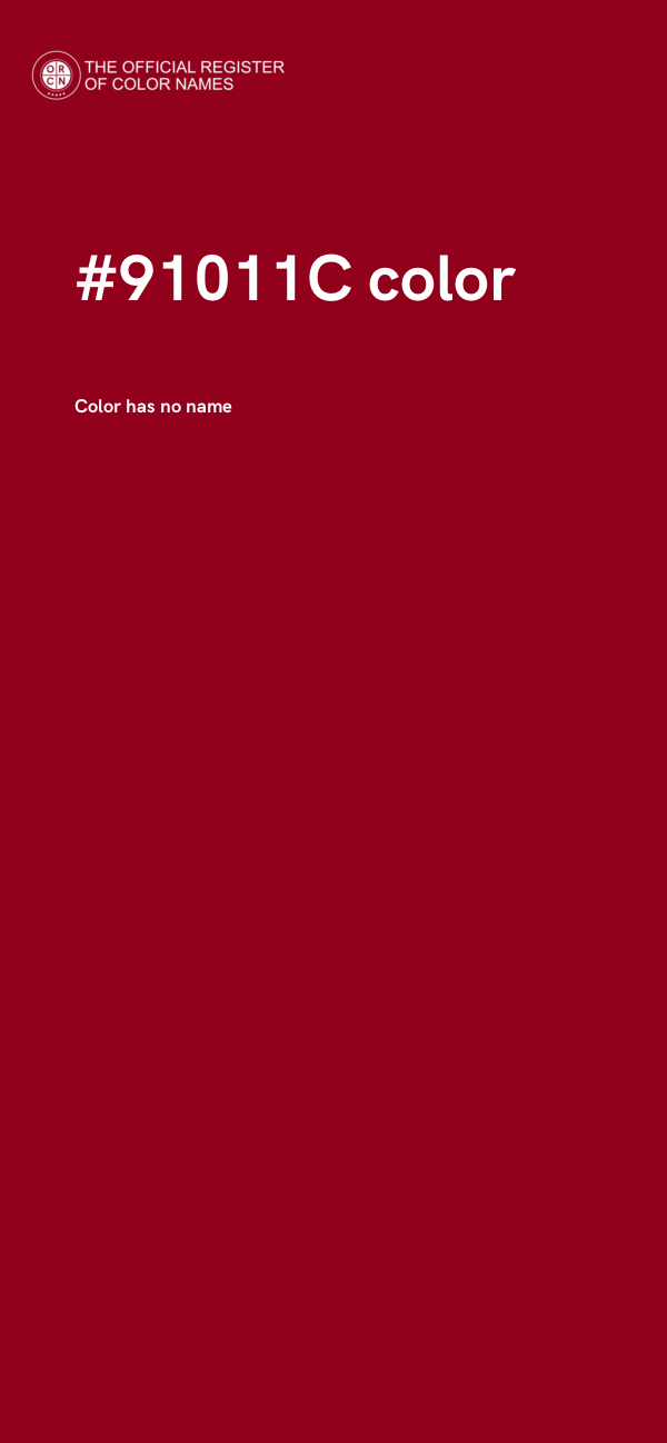 #91011C color image