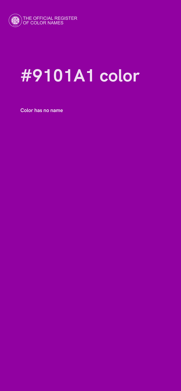 #9101A1 color image