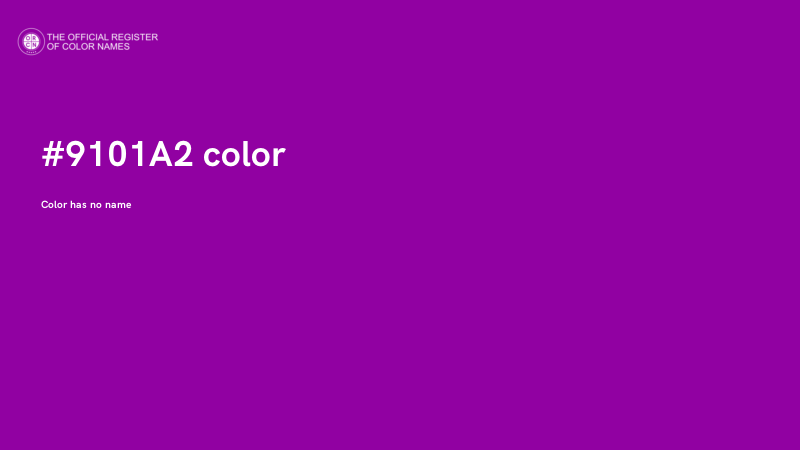 #9101A2 color image