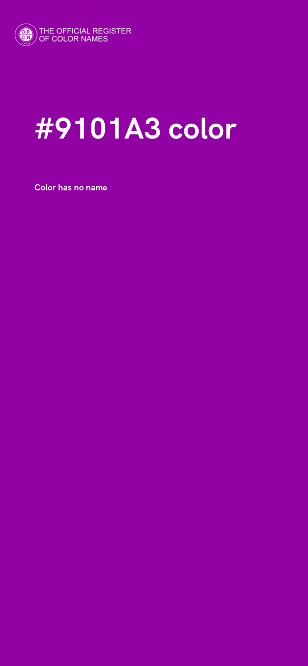 #9101A3 color image