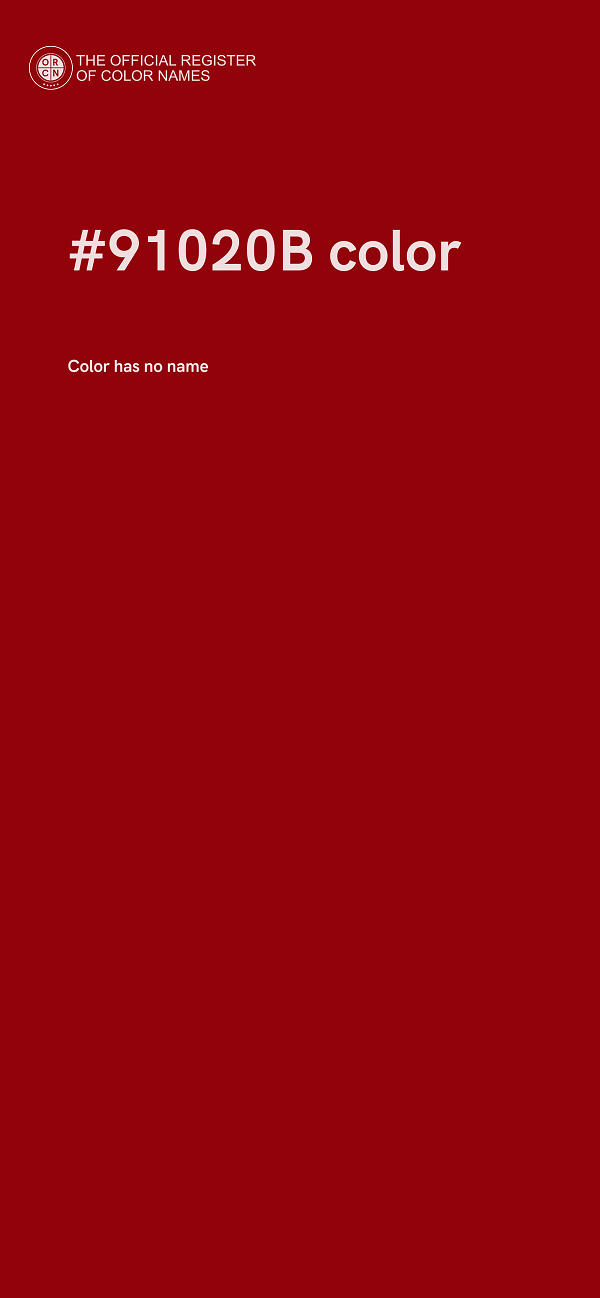 #91020B color image