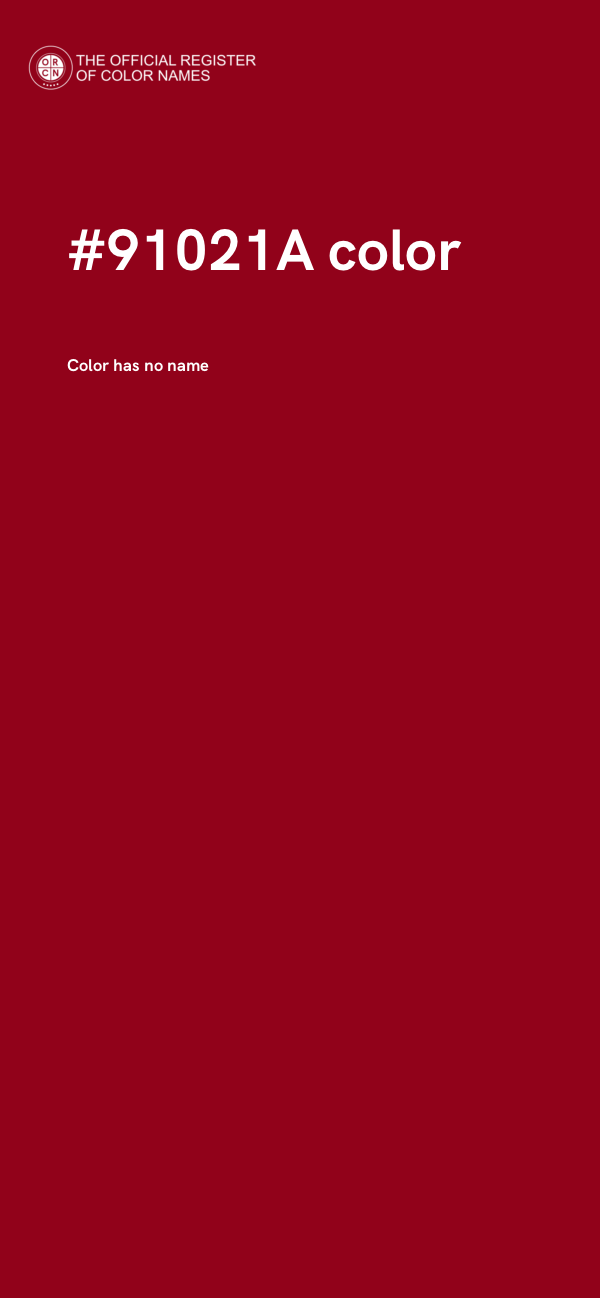 #91021A color image