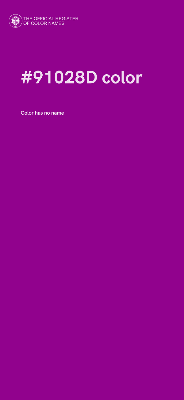#91028D color image